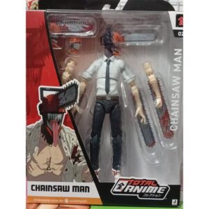 Figura Articulada Chainsaw Man, Jazwares, Línea Total Anime